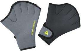 Aqua sphere swim gloves black/bright yellow m