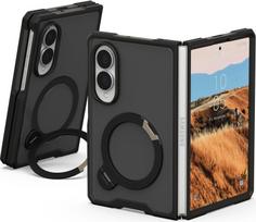 Urban Armor Gear UAG Mouve XTE 360 dėklas su atramine kojele ir magnetiniu moduliu, skirtas Samsung Galaxy Z Fold8, Ash/juoda