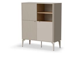 Komoda BELUCI KM-2 Kašmyro ir Kremonos ąžuolo spalvos