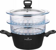 Prekė su pažeista pakuote. Puodas Zwieger Stiga, Ø20 cm, 3 l, juoda sp.