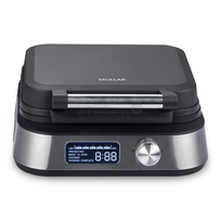 Stollar the Waffle Maker, 1500 W, juoda/nerūdijančio plieno - Vaflinė