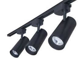 "Steka Piko" rinkinys 30W 4000K LED bėginis šviestuvas x3 + 1,5 m ilgio šynos - Juoda