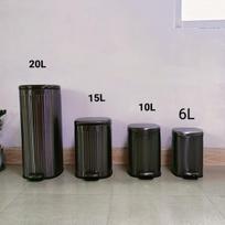 Atliekų dėžė, nerūdijantis plienas, 20L