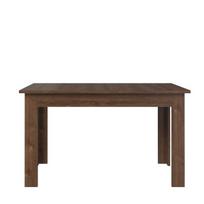 Valgomojo stalas Mebelbos Brass 130/175, 132x80x76 cm, rudas