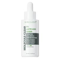 NINE LESS Molecule-Clear Lactic Acid Serum, 30 ml – švelniai šveičiamasis serumas su pieno rūgštimi