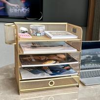 Stalo organizatorius, metalinis,  Juoda