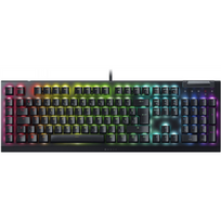 Razer | BlackWidow V4 X | Mechanical Gaming Keyboard | Wired | Cyrillic | Green Mechanical Switches | Black