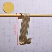Kablys S forma, 10 vnt.,  【Auksas】 20 cm