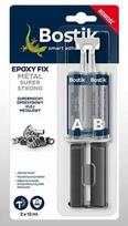 Bostik Fix Metal Super Strong epoksidiniai klijai metalui 2x12ml, 2 x 12 ml