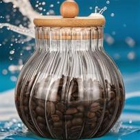 stiklinis indelis, 500 ml, 900 ml (didelis)