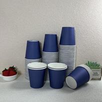 Popierinės taurės mėlynos, 7oz 50 storio modeliai