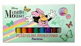 Plastelino su blizgučiais 10 spalvų, Miki Pelė