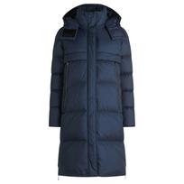Pūkinis paltas moterims, Mėlyna, Down Jacket