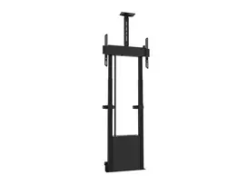 Multibrackets M motorizuotas grindinis stovas juodas 120 kg su lentyna kamerai
