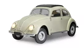 Amewi VW Typ 1 1950 Beetle radijo bangomis valdomas automobilis, 1:16, RTR, smėlio spalvos