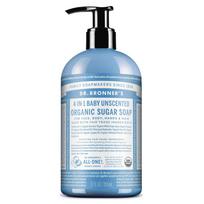 DR. BRONNER'S ekologiškas cukraus muilas BABY-MILD, bekvapis