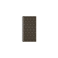Kalendorius MIDI Spirex 2027, 95 x 170 mm, Pattern, ruda, kartonas