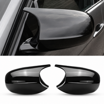Veidrodėlių dangteliai M Style BMW E90 / E91 LCI (09-11), juodi blizgūs