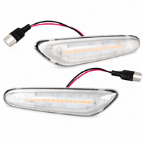 Šoninių posūkių rinkinys LED, static, balti, 2 vnt. BMW X3 E83