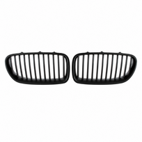 Priekinės bamperio grotelės BMW F10 / F11 5 Serijai (10-17) viengubos, matinės