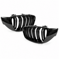 Priekinės dvigubos grotelės Performance BMW F32 / F33 / F36 / F80 / F82, juodos blizgios