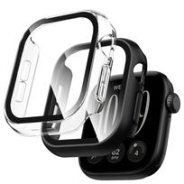 Tech-Protect Defense dėklai Apple Watch 46 mm, juodas ir skaidrus, 2 vnt.