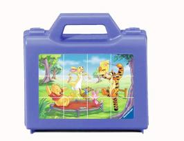 Ravensburger kubelių dėlionė „Disney Mikė Pūkuotukas“, 12 kubelių