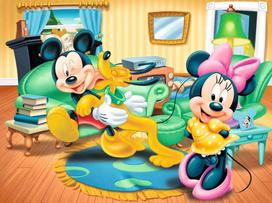 Ravensburger kubelių dėlionė „Disney Peliukas Mikis“, 12 kubelių
