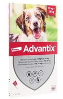 ADVANTIX 250 mg tirpalas 2,5 ml šunims, sveriantiems 10–25 kg, N1