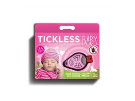 TICKLESS BABY ultragarsinis repelento įrenginys, rožinis