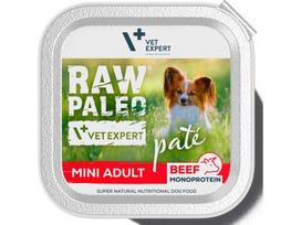RAW PALEO pastetė šunims MINI jautiena 150 g Vet Expert