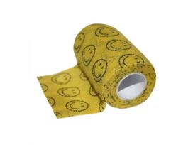 FANCYFLEX raštuotas elastinis bintas su kartumu ir šypsenėle 10 cm × 4,5 m N1