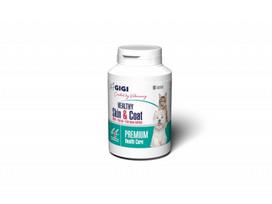 GIGI HEALTHY SKIN&COAT tabletės N90 (menkių kepenų taukai OMEGA PLUS) šunims ir katėms