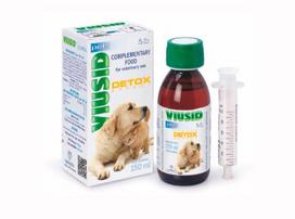 VIUSID Detox Pets imunitetą palaikantis ir detoksikuojantis papildas 150 ml
