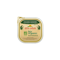 Almo Nature BIO ORGANIC MAINTENANCE paštetas su vištiena ir brokoliais, 300 g x 6