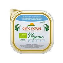 Almo Nature BIO ORGANIC PUPPY paštetas su vištiena ir pienu šuniukams, 300 g x 6