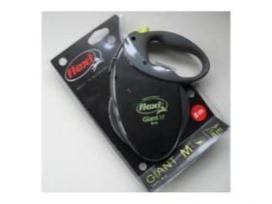 FLEXI GIANT CLASSIC COMFORT juostinis pavadėlis M 8M iki 25KG neoninis