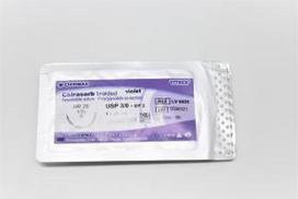 Absorbuojamas chirurginis siūlas CHIRASORB HR26 3/0, 75CM, VITREX LV0535, violetinis