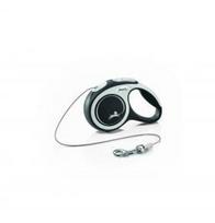 FLEXI NEW COMFORT virvelinis pavadėlis XS 3M iki 8KG juodas