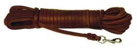 KERBL VEGAS treniruočių pavadėlis rudas, 8MM/10M /83874