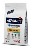 ADVANCE Cat Sterilized Sensitive 3 kg, sterilizuotoms katėms, lašiša ir ryžiai
