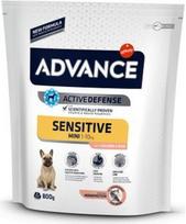 ADVANCE Dog Mini Adult Sensitive Salmon & Rice 0,8 kg, jautriems šunims, lašiša ir ryžiai