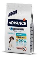 ADVANCE Dog Puppy Sensitive 12 kg, jautriems šuniukams, lašiša ir ryžiai