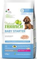 Natural Trainer All Breed Baby Starter 1,5 kg, visų veislių šuniukams, su balta mėsa