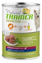 Natural Trainer Dog Sensitive Adult Medium/Maxi triušiena, 6 × 400 g