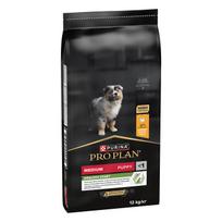 PRO PLAN MEDIUM PUPPY sausas ėdalas vidutinių veislių šuniukams (vištiena) 12 kg