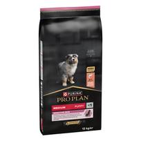 PRO PLAN MEDIUM PUPPY sausas ėdalas vidutinių veislių šuniukams jautriai odai (lašiša) 12 kg