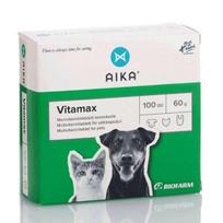 AIKA VITAMAX N100 vitaminų papildas šunims, katėms ir graužikams