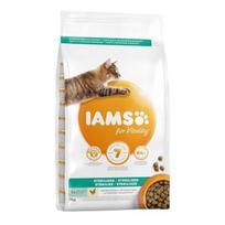IAMS CAT ADULT STERILIZED CHICKEN sausas kačių maistas sterilizuotoms katėms 10 kg