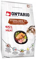 Ontario SP Cat Sterilised 7+ sausas maistas sterilizuotoms vyresnėms katėms 0,4 kg